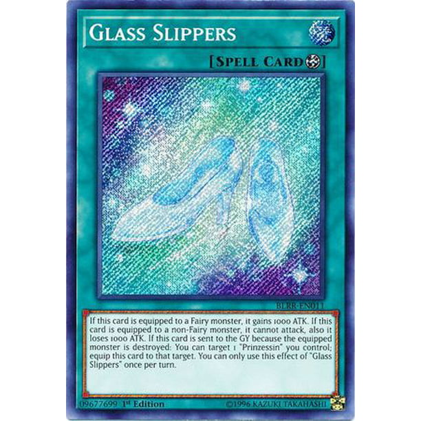 Yu-gi-oh BLRR-FR011 BLRR-EN011 GLASS SLIPPERS Secret Rare 1st
